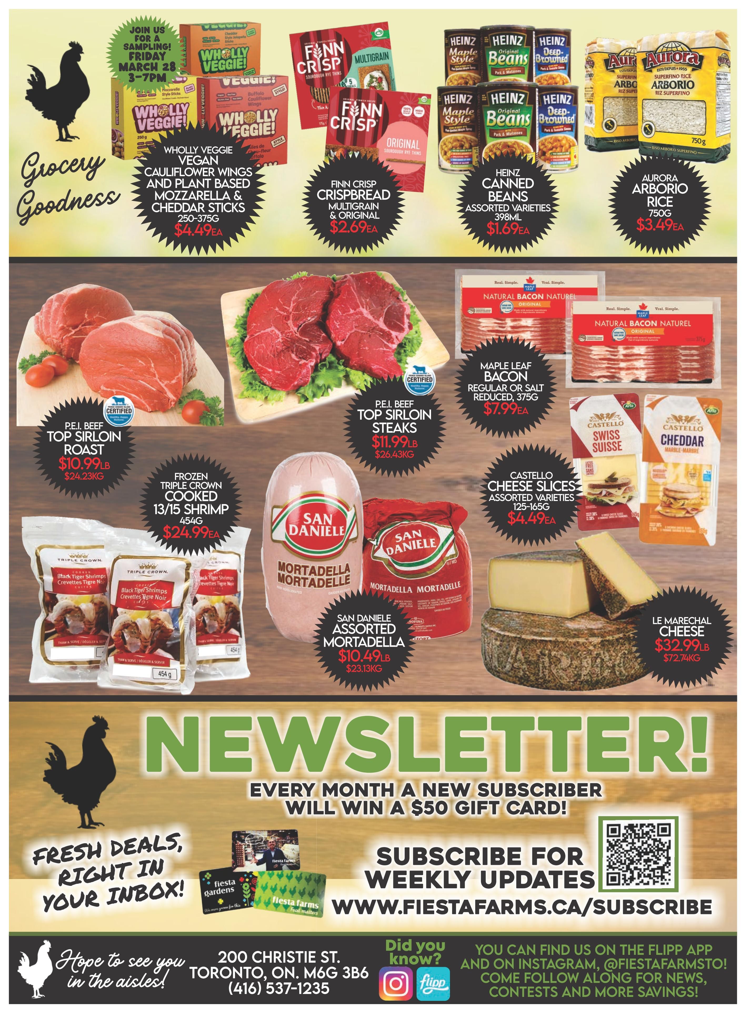 Fiesta Farms Flyer March 28 to April 3