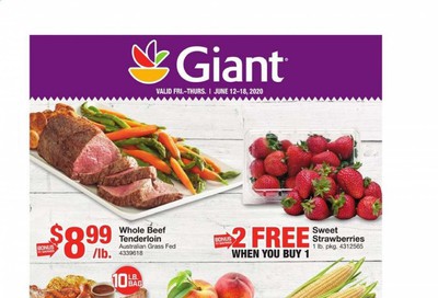 Giant Food Weekly Ad & Flyer June 12 to 18