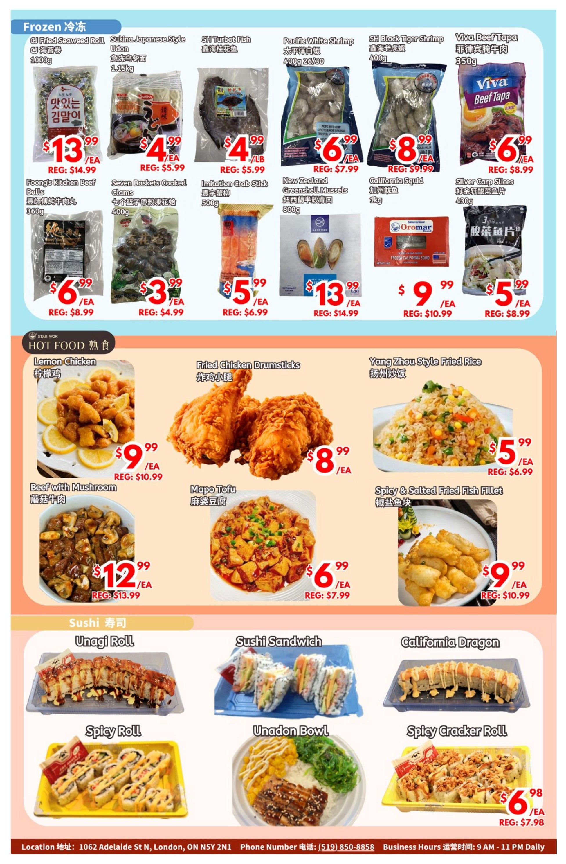 United Supermarket (London) Flyer March 28 to April 3