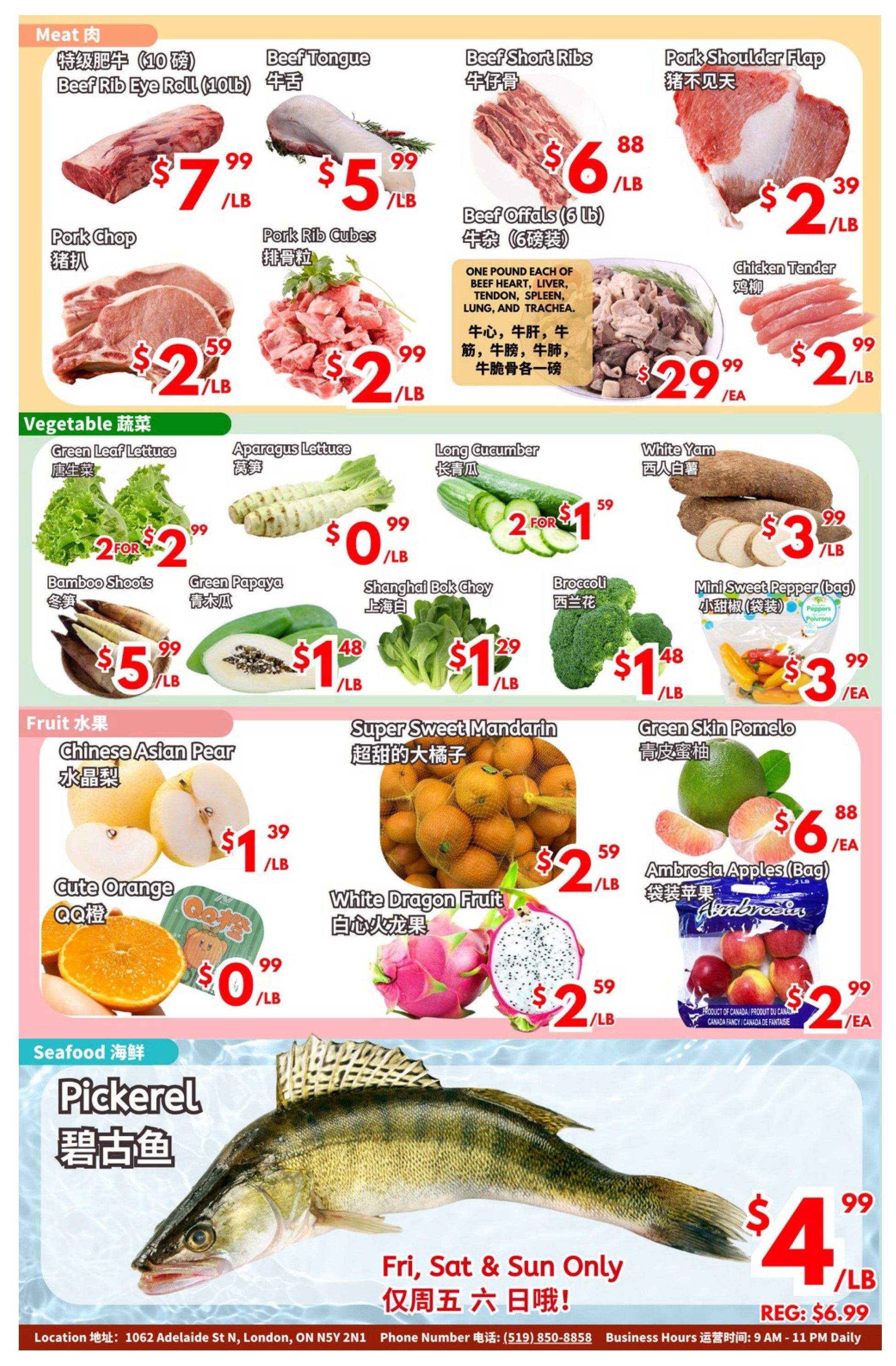United Supermarket (London) Flyer March 28 to April 3