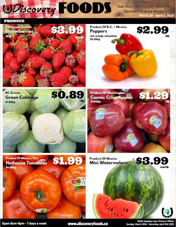 Discovery Foods Flyer March 30 to April 5