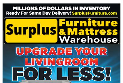 Surplus Furniture & Mattress Warehouse (Thunder Bay) Flyer March 31 to April 20