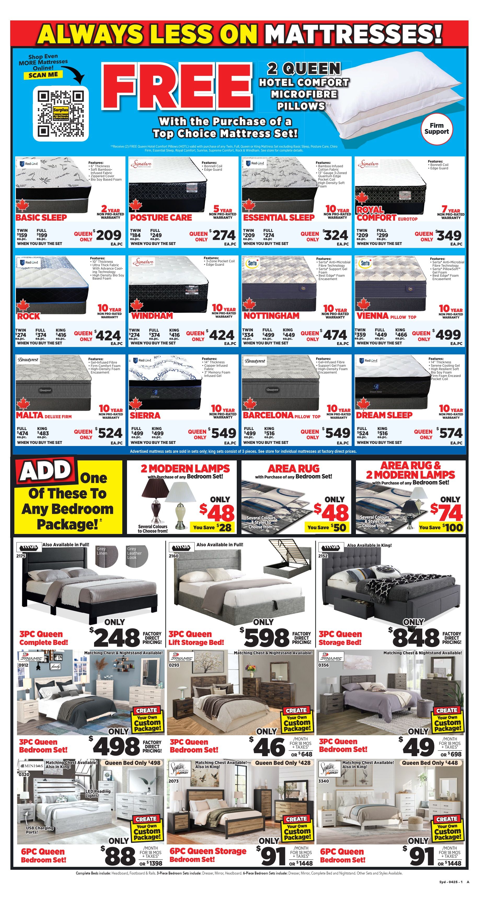 Surplus Furniture & Mattress Warehouse (Sydney) Flyer March 31 to April 20