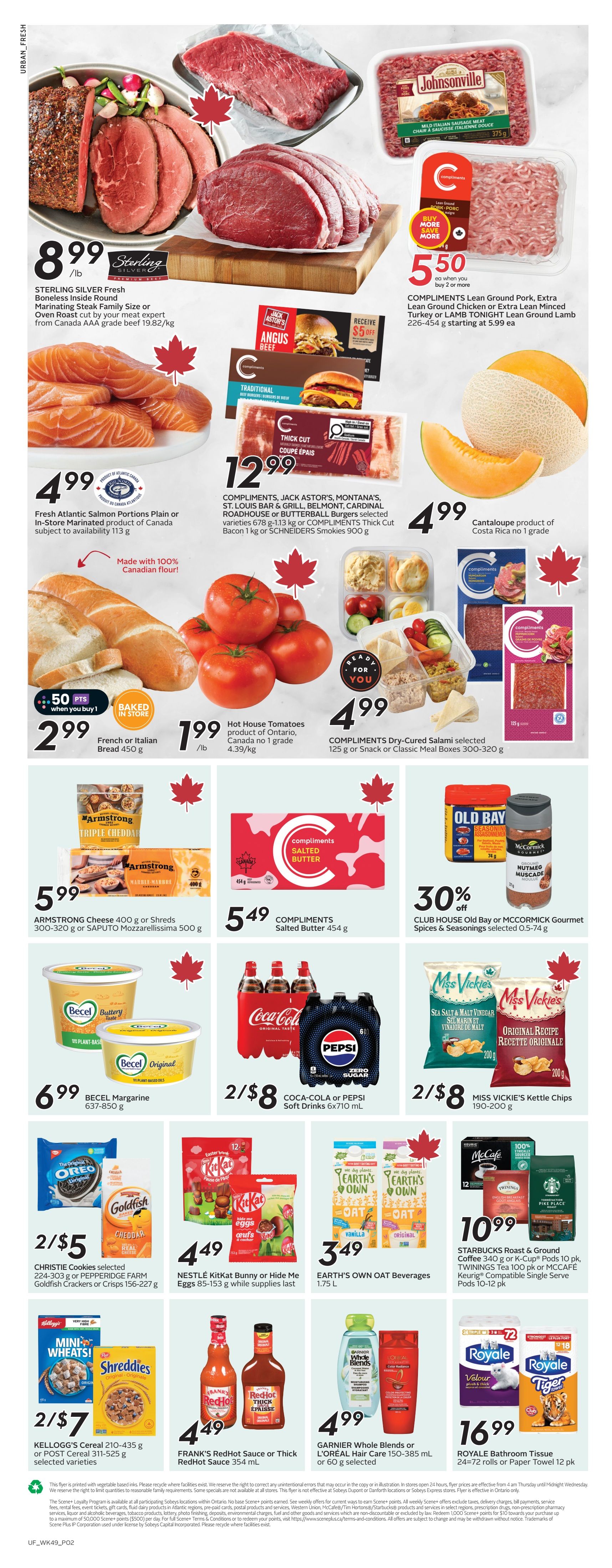 Sobeys Urban Fresh Flyer April 3 to 9
