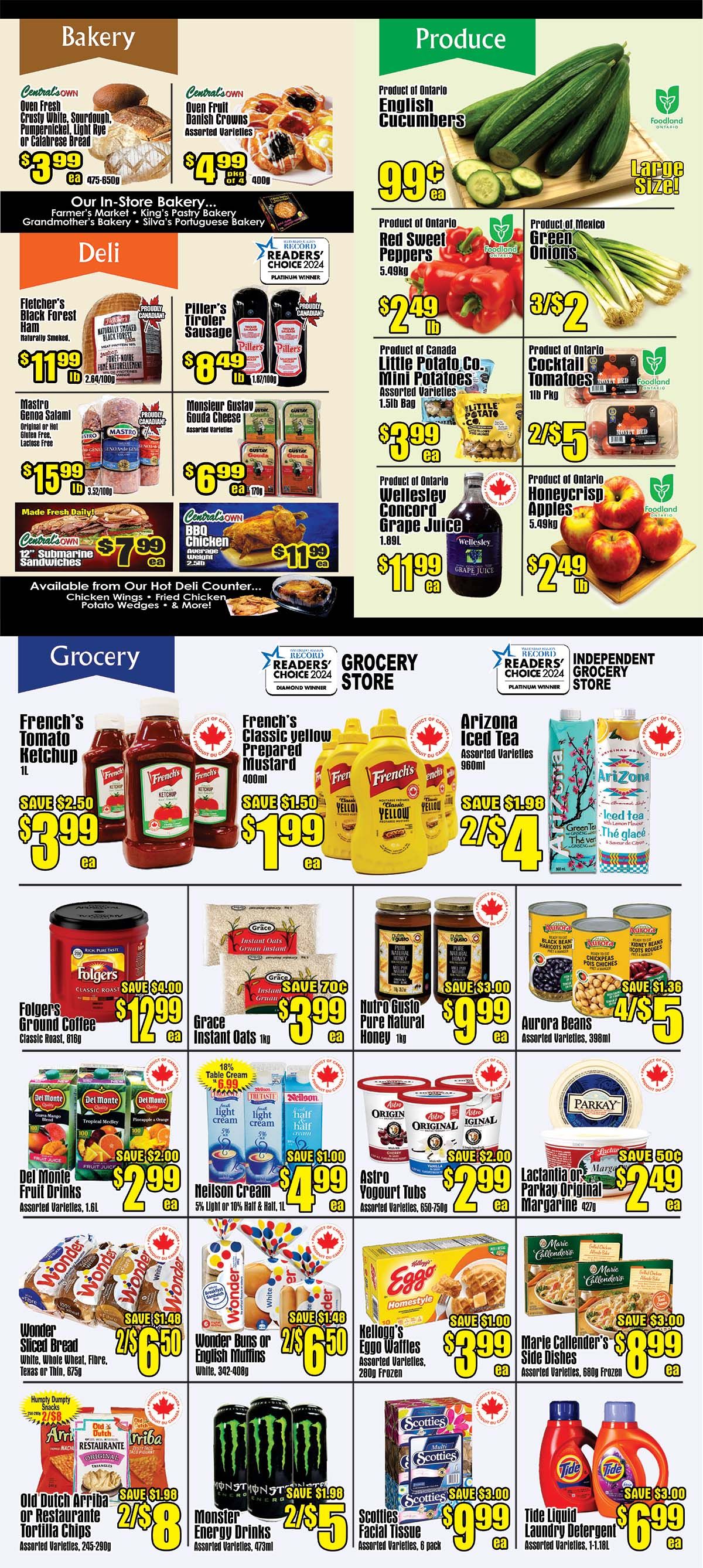 Central Fresh Market Flyer April 3 to 10