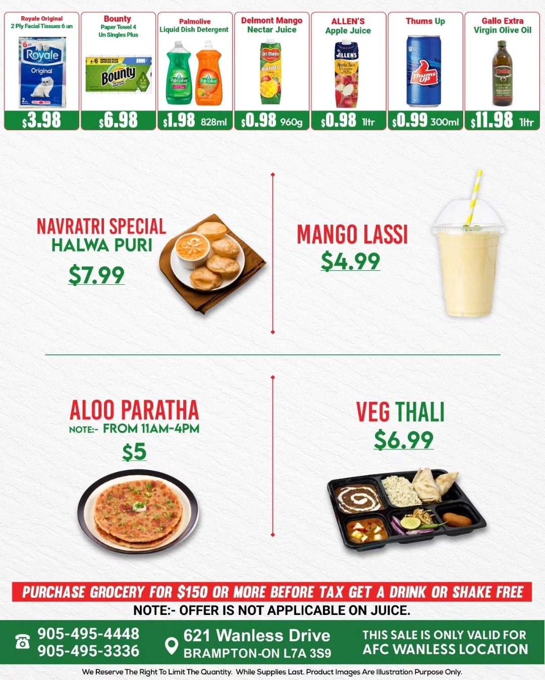 Asian Food Centre (Wanless Dr.) Flyer April 3 to 9