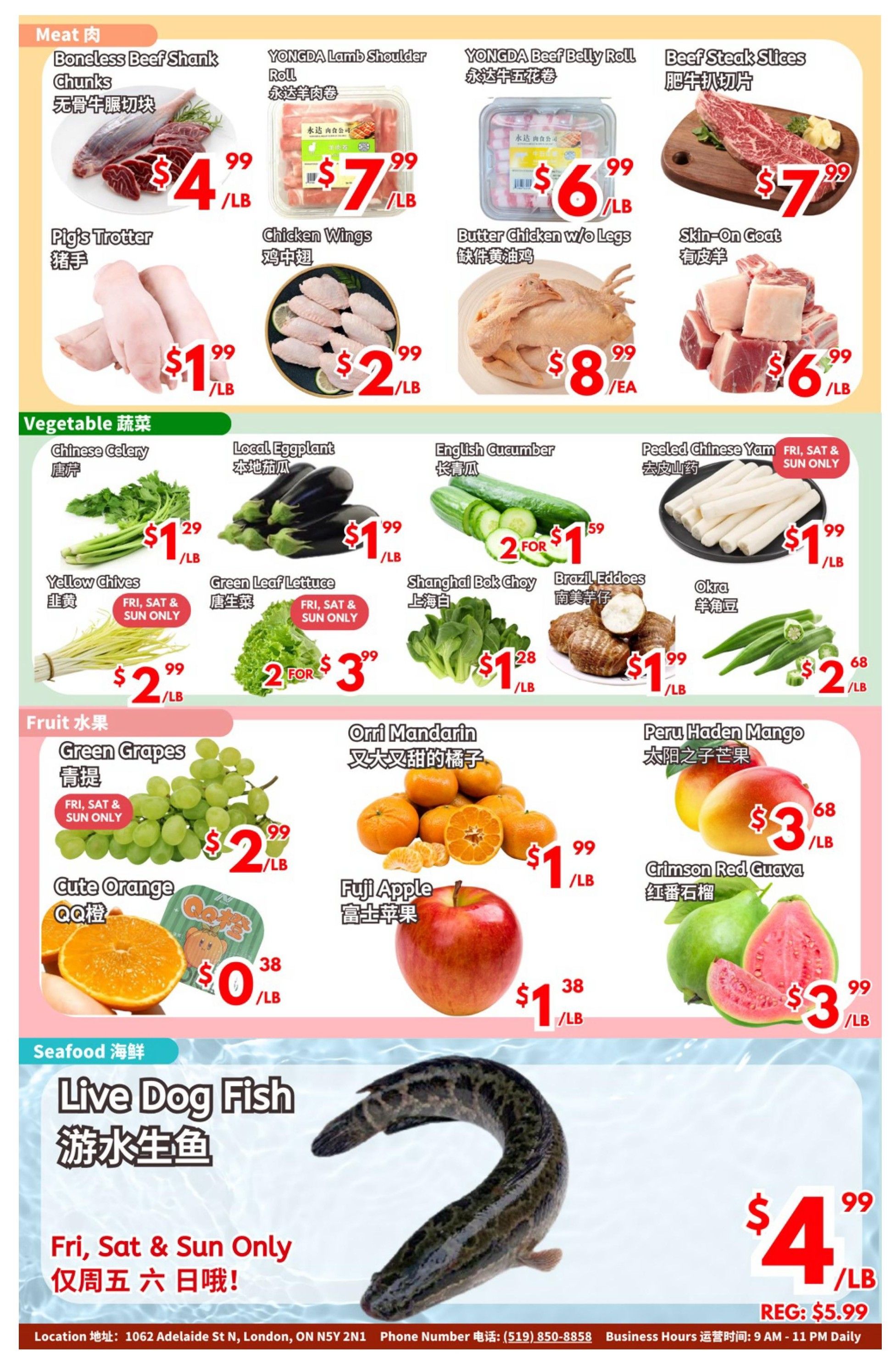 United Supermarket (London) Flyer April 4 to 10