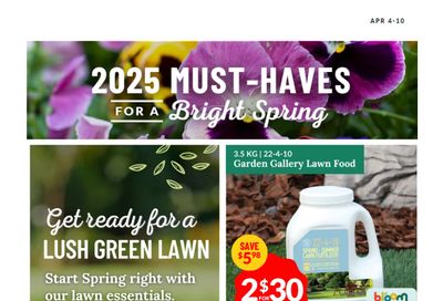 Lakeside Garden Gallery Flyer April 4 to 10