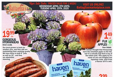Battaglia's Marketplace Flyer April 9 to 15