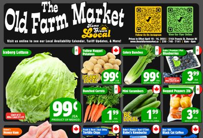 The Old Farm Market (Duncan) Flyer April 10 to 16