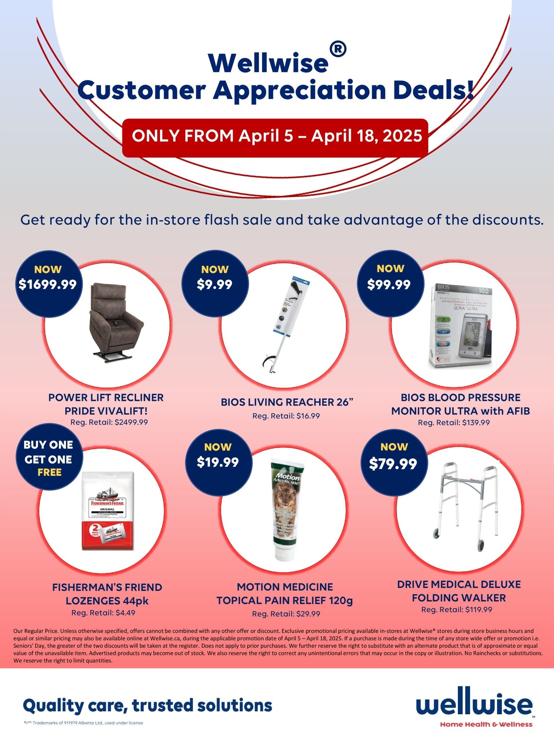 Wellwise By Shoppers Flyer April 12 to 18