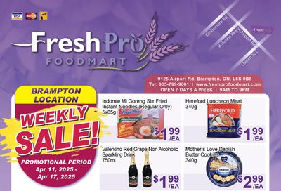 FreshPro Foodmart (Brampton) Flyer April 11 to 17