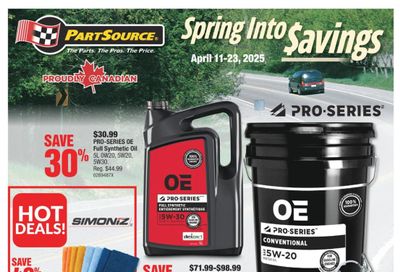 PartSource Flyer April 11 to 23