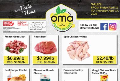 Oma Fresh Foods Flyer April 11 to 17