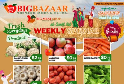 Big Bazaar Canada Flyer April 11 to 16