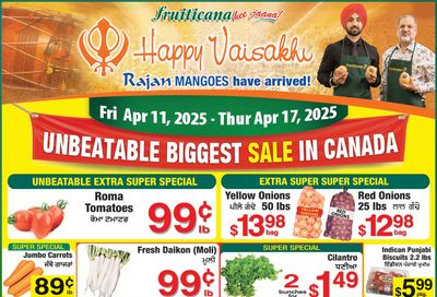 Fruiticana (Chestermere) Flyer April 11 to 17