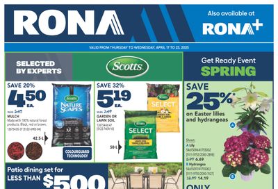 Rona & Rona+ (West) Flyer April 17 to 23