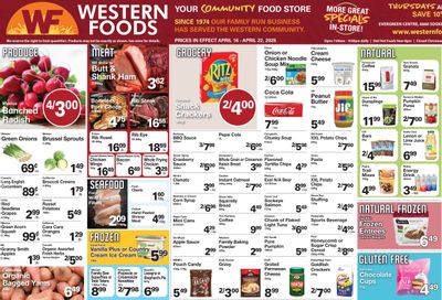 Western Foods Flyer April 16 to 22