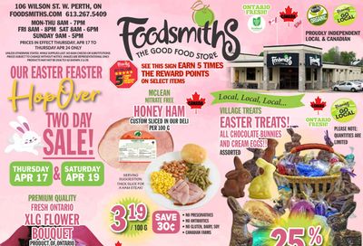 Foodsmiths Flyer April 17 to 24