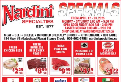 Nardini Specialties Flyer April 17 to 23