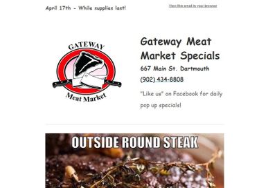Gateway Meat Market Flyer April 17 to 23