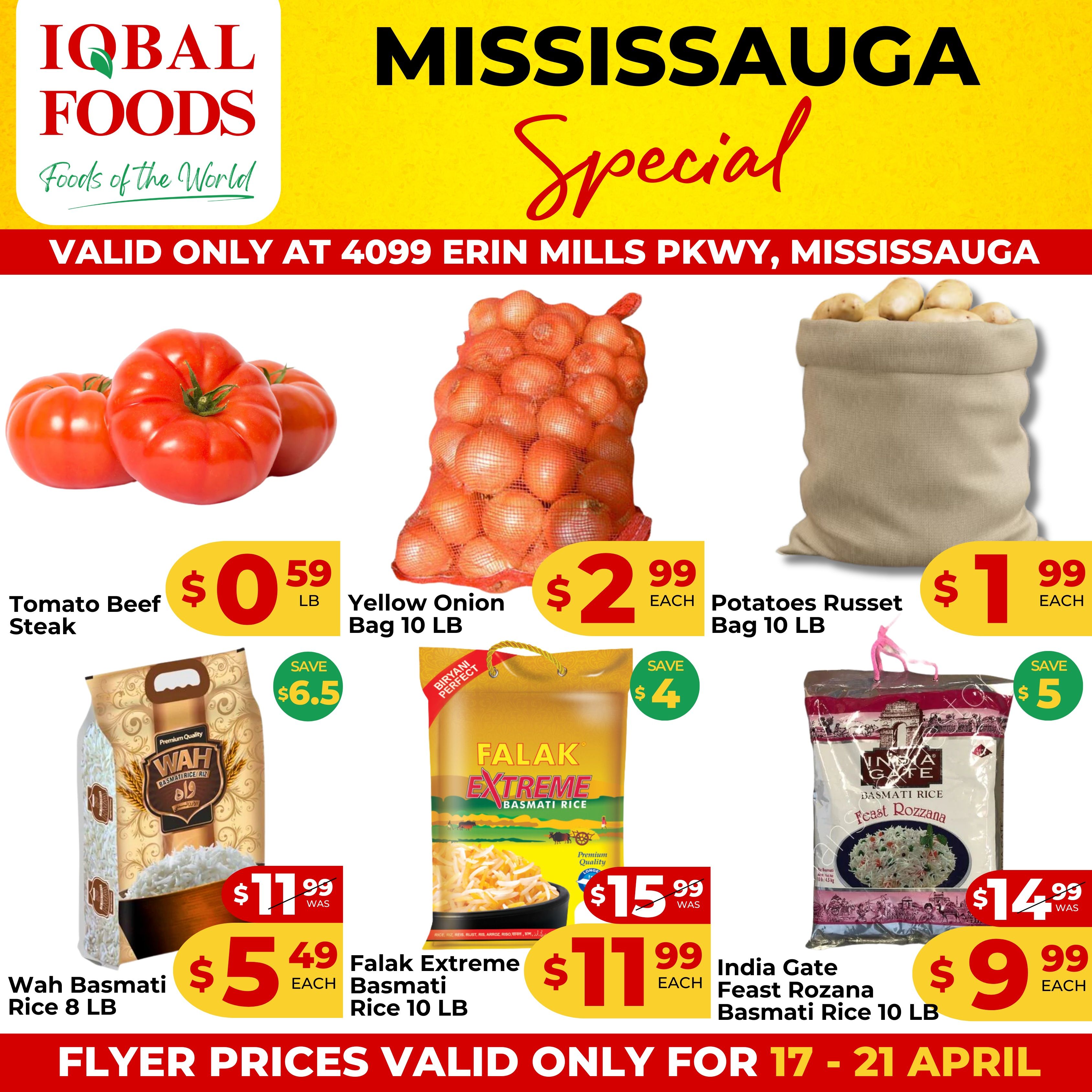 Iqbal Foods (Mississauga) Flyer April 17 to 21