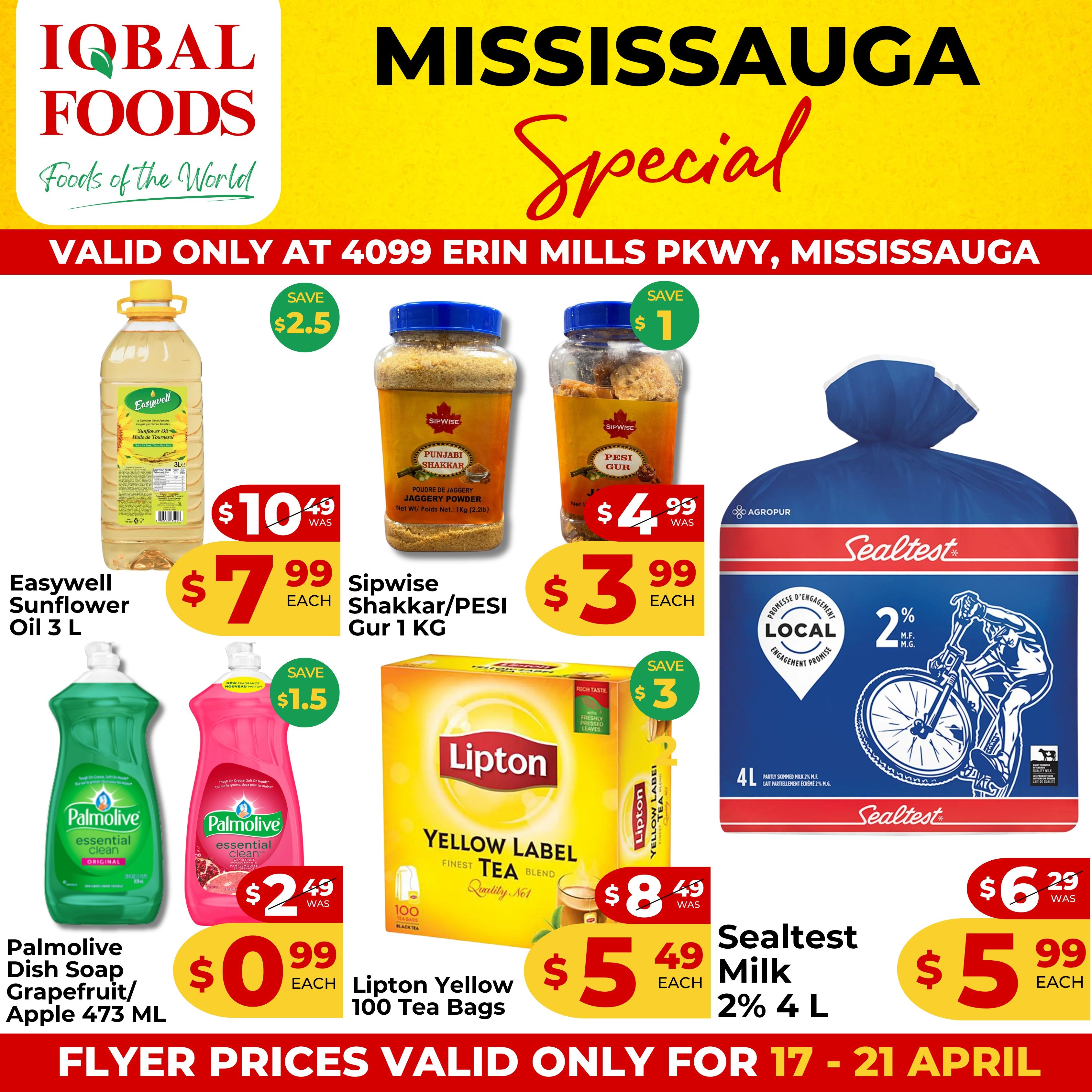 Iqbal Foods (Mississauga) Flyer April 17 to 21