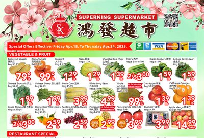 Superking Supermarket (North York) Flyer April 18 to 24