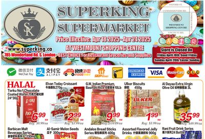 Superking Supermarket (London) Flyer April 18 to 24