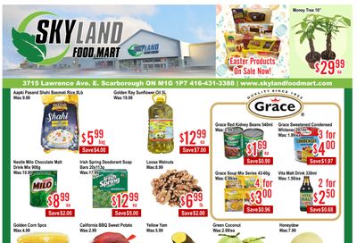 Skyland Food Mart Flyer April 18 to 24