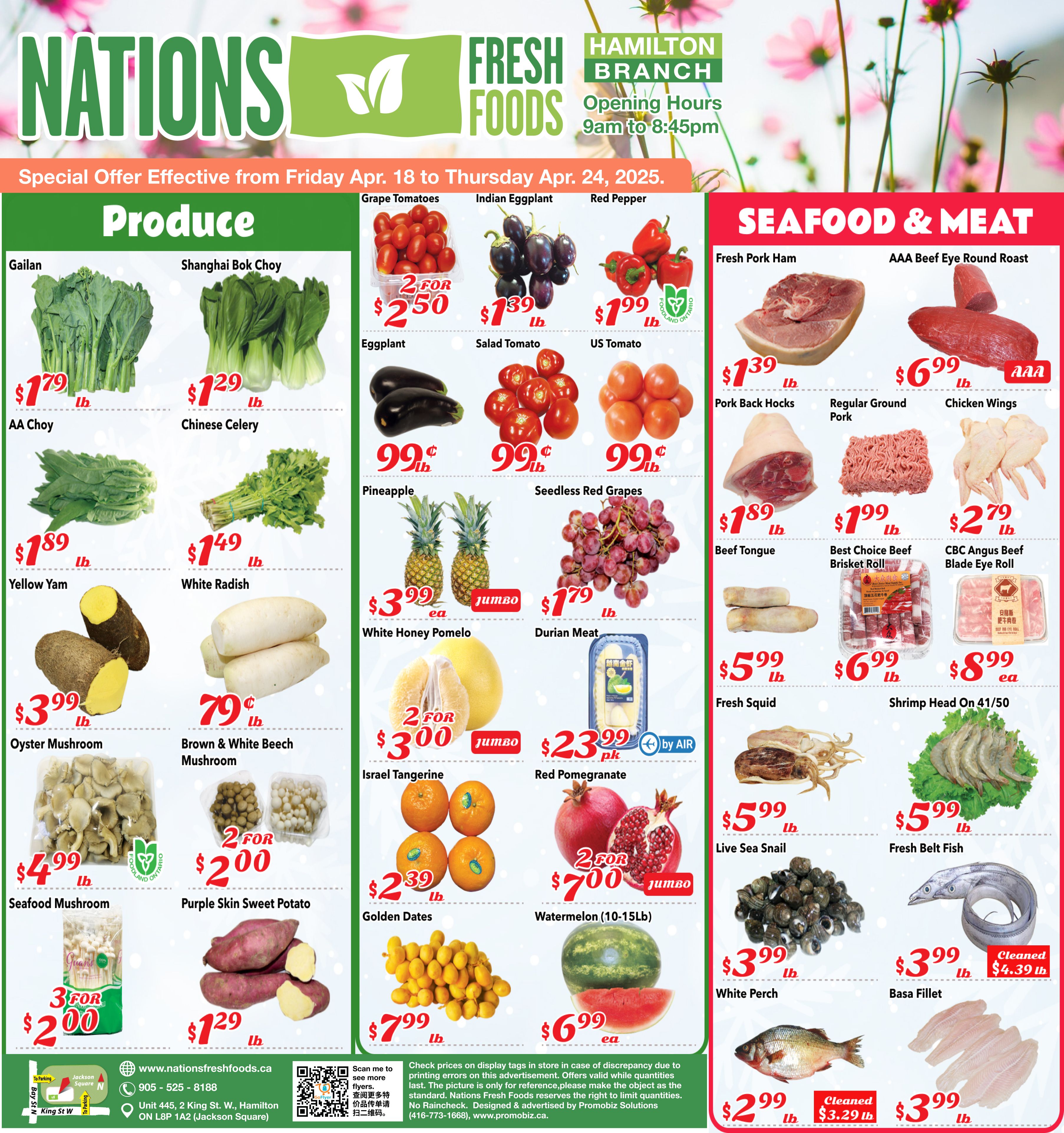 Nations Fresh Foods (Hamilton) Flyer April 18 to 24