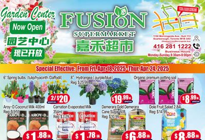 Fusion Supermarket Flyer April 18 to 24