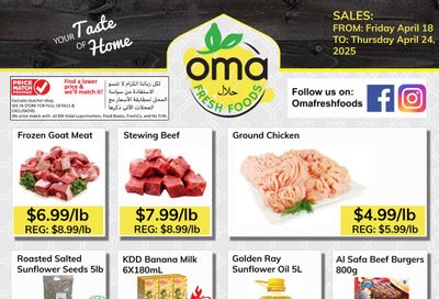 Oma Fresh Foods Flyer April 18 to 24