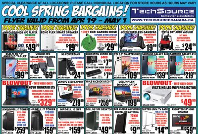 TechSource Flyer April 18 to May 1 TechSource Flyer April 18 to May 1