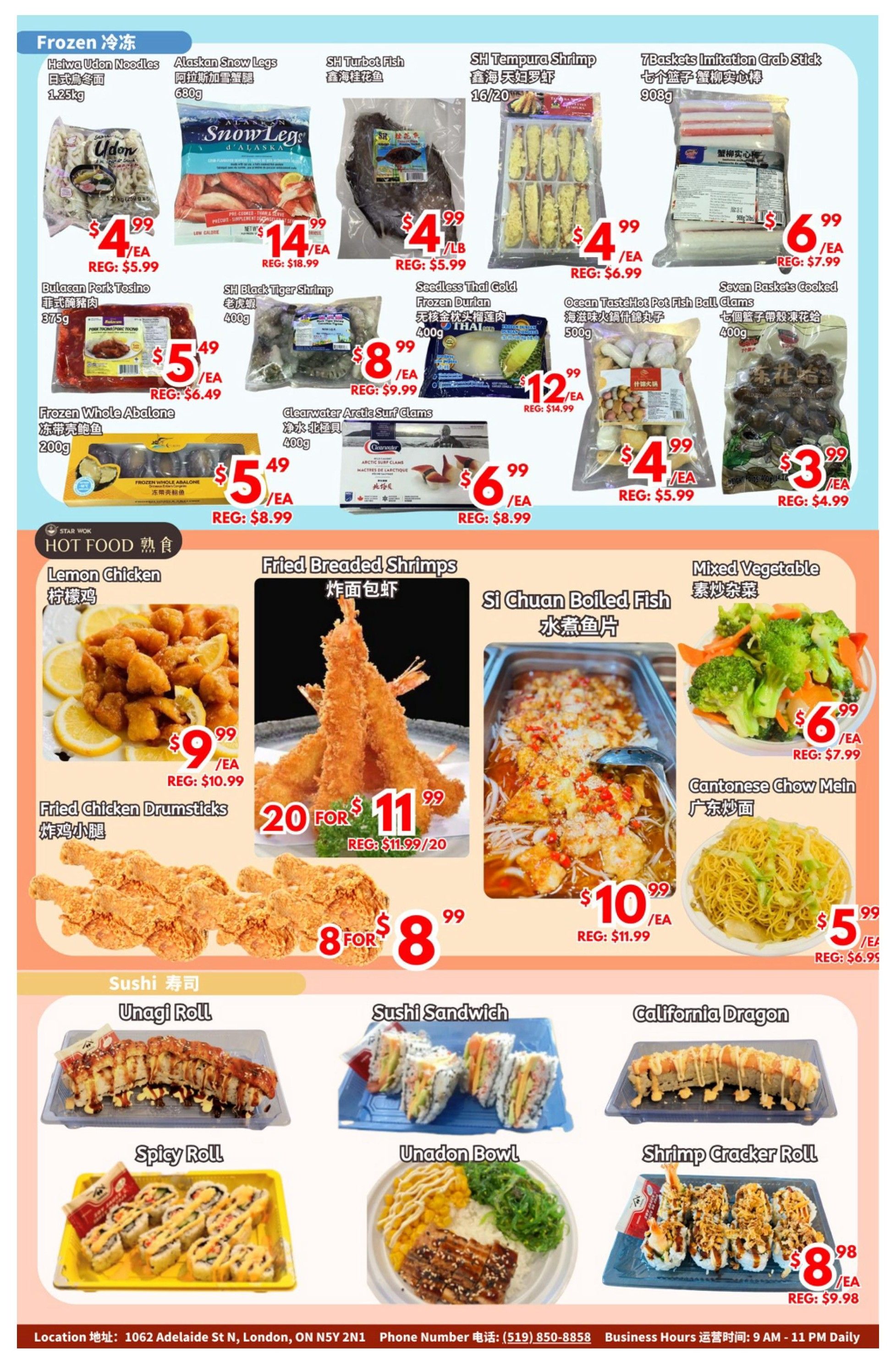 United Supermarket (London) Flyer April 18 to 24
