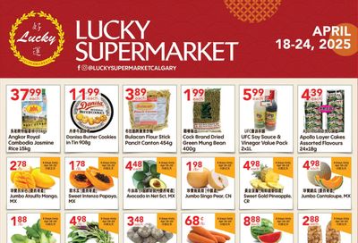 Lucky Supermarket (Calgary) Flyer April 18 to 24