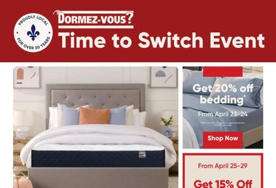 Dormez-vous Flyer April 21 to 29