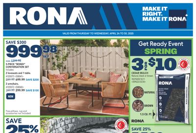 Rona & Rona+ (Atlantic) Flyer April 24 to 30