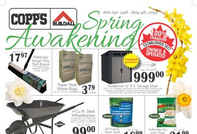 COPP's Buildall Flyer April 24 to May 4