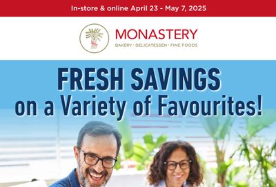 Monastery Bakery Flyer April 23 to May 7