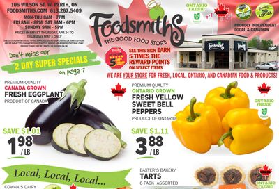 Foodsmiths Flyer April 24 to May 1