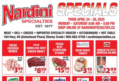 Nardini Specialties Flyer April 24 to 30