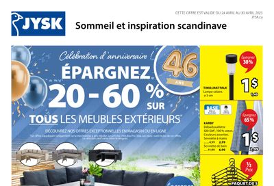 JYSK (QC) Flyer April 24 to 30