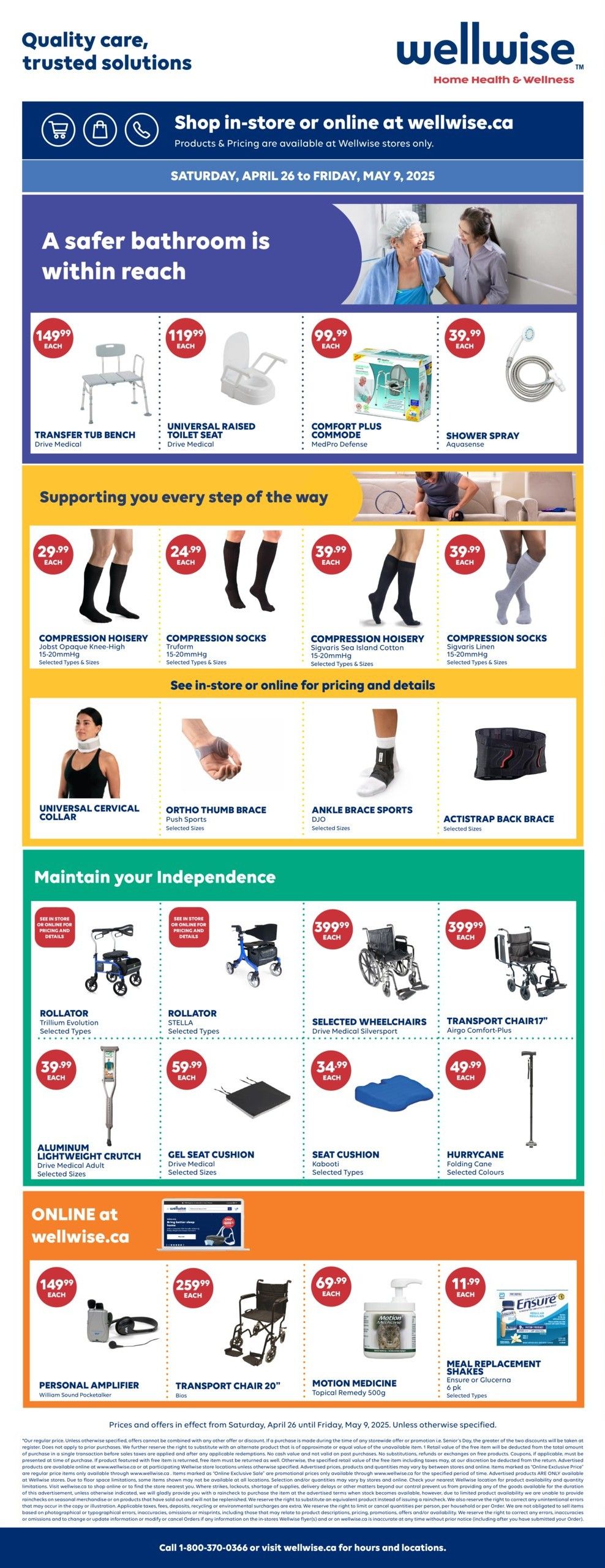 Wellwise By Shoppers Flyer April 25 to May 1
