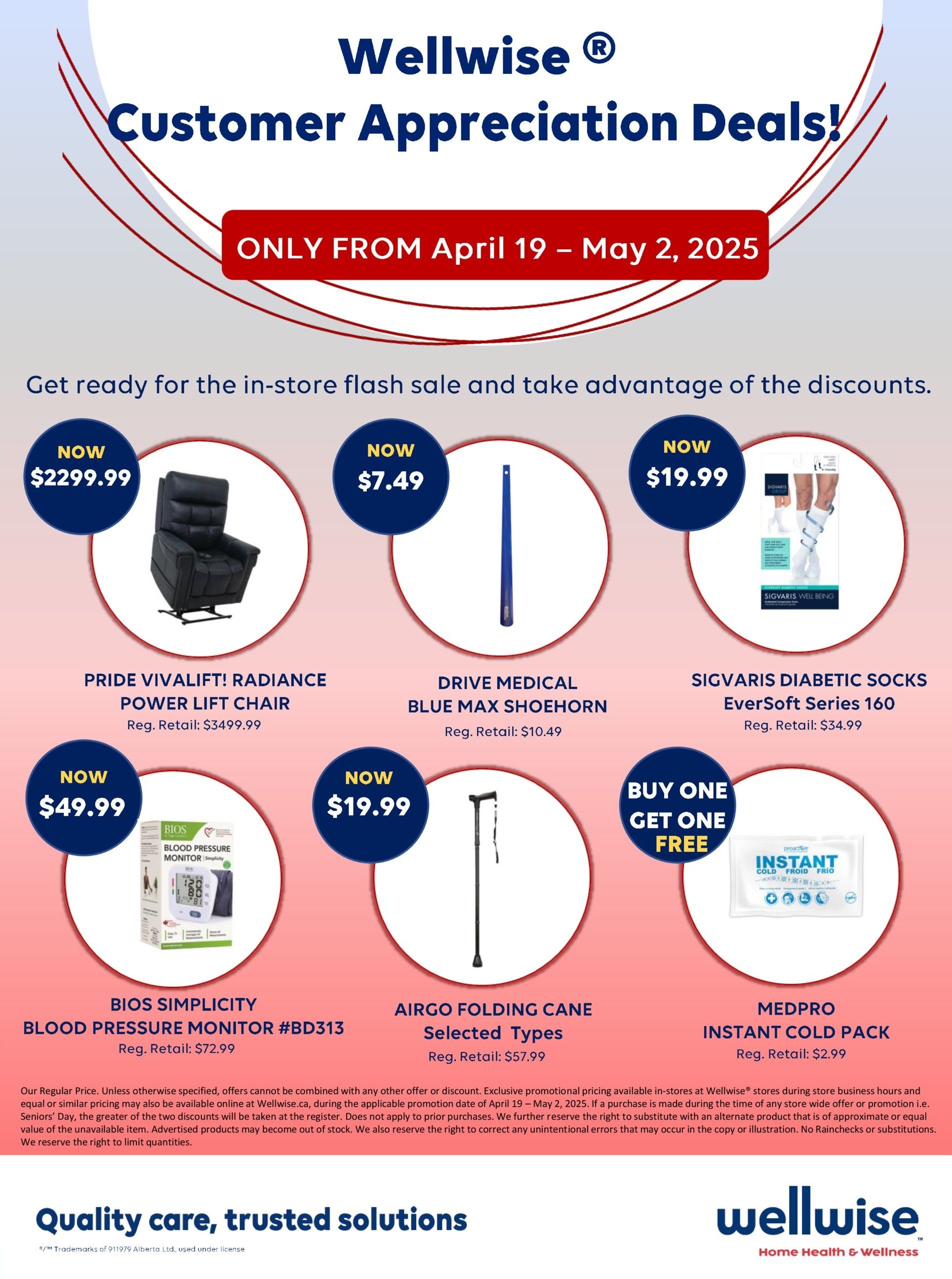 Wellwise By Shoppers Flyer April 25 to May 1
