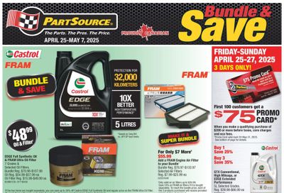 PartSource Flyer April 25 to May 7