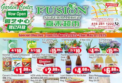 Fusion Supermarket Flyer April 25 to May 1
