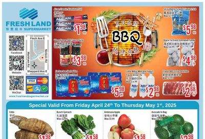 FreshLand Supermarket Flyer April 25 to May 1