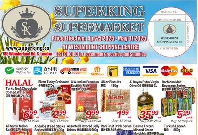 Superking Supermarket (London) Flyer April 25 to May 1