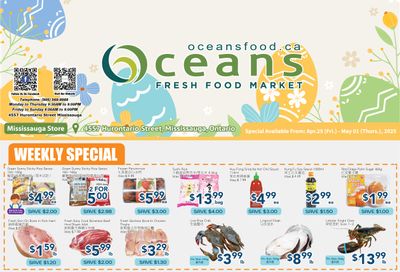 Oceans Fresh Food Market (Mississauga) Flyer April 25 to May 1